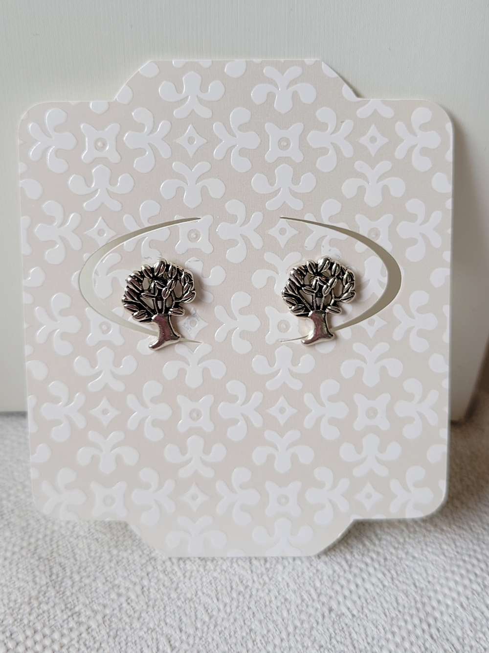 5/$25💎 Tree Silver Stud Earrings